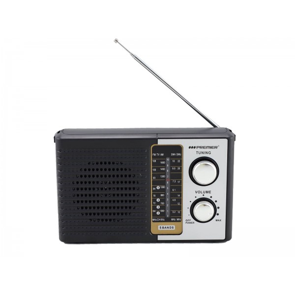 Imagen del producto Radio 5 bandas ac/dc/cam/fm/tv/sw1/sw2